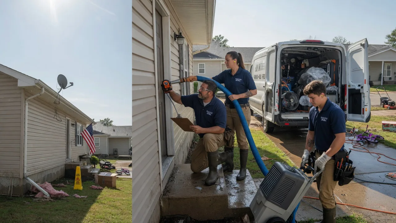 Ceiling Water Damage Restoration in Luana, IA near me